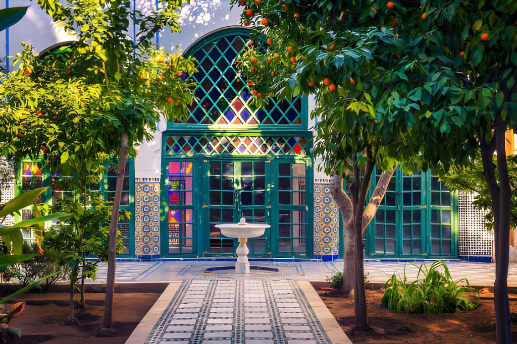 Inside Jardin Majorelle